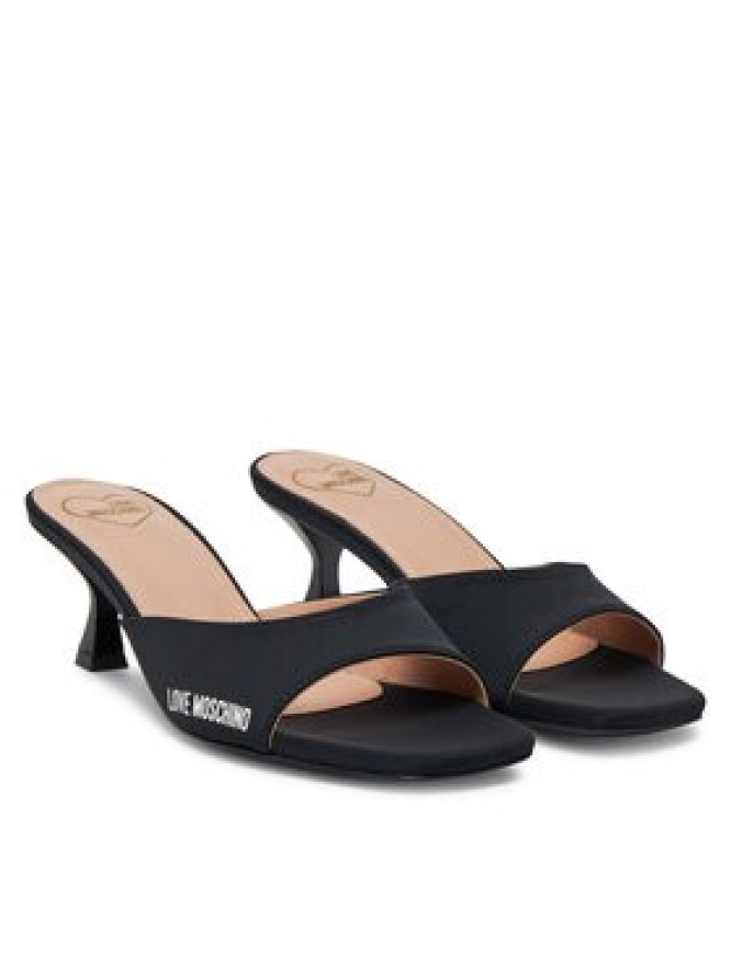 LOVE MOSCHINO Klapki JA28045G0MIM0000 Czarny