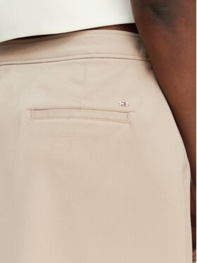 Tommy Hilfiger Spódnica mini WW0WW49649 Beżowy Regular Fit