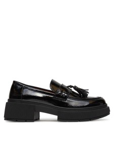 DeeZee Loafersy 60166-2 Czarny
