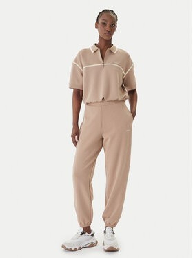 Guess Polo V6GP01 K2945 Beżowy Oversize