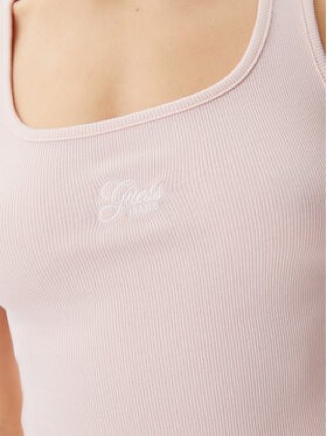 Guess Top W5GP26 KA0H1 Różowy Regular Fit