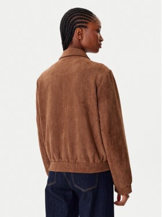 Morgan Kurtka z imitacji skóry 252-GPOKEL Brązowy Regular Fit