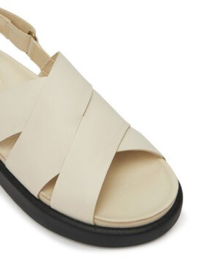 Clarks Sandały Aristella Sun 26181257 Beżowy