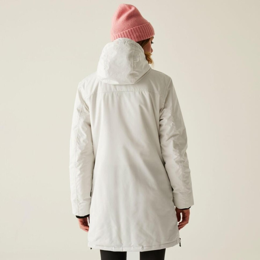 Płaszcz damski zimowy ocieplany przeciwdeszczowy Gwynn