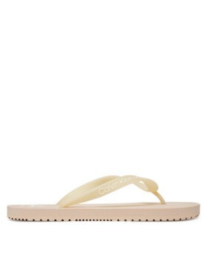 Calvin Klein Jeans Japonki Beach Sandal Transparent Tpu YW0YW01829 Różowy