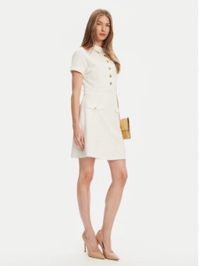 Guess Sukienka dzianinowa W5YK18 KCXO2 Écru Regular Fit