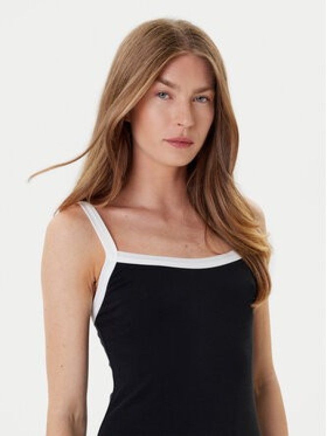 Eleh Sukienka letnia ESS250115 Czarny Slim Fit