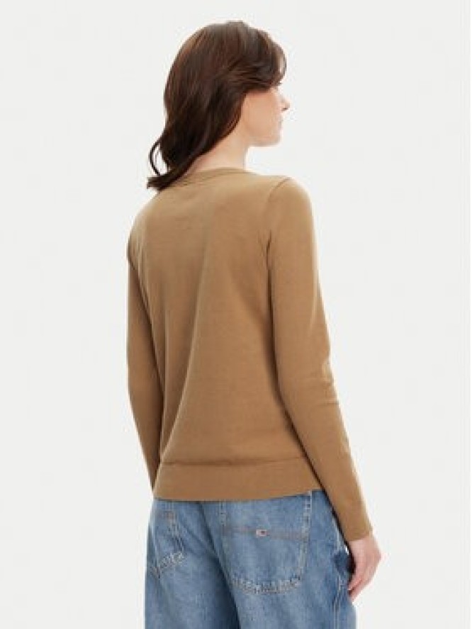 Tommy Hilfiger Sweter WW0WW40099 Brązowy Regular Fit