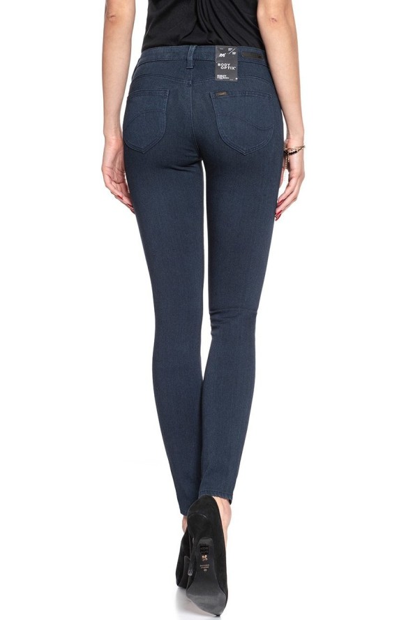 SPODNIE DAMSKIE LEE SCARLETT BLUE BLACK WAVE L506ELKZ 112111176
