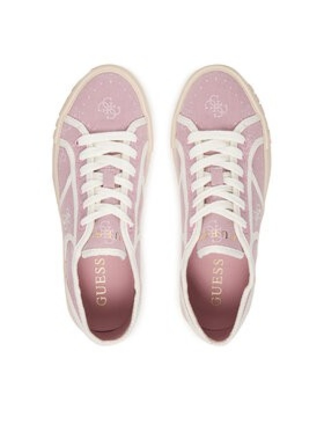 Guess Trampki FLPI2S FAL12 Różowy