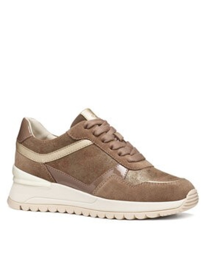 Geox Sneakersy D Desya D6500A 0QM22 C6002 Brązowy jasny