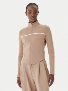 Guess Bluza V6GQ04 K2911 Beżowy Regular Fit