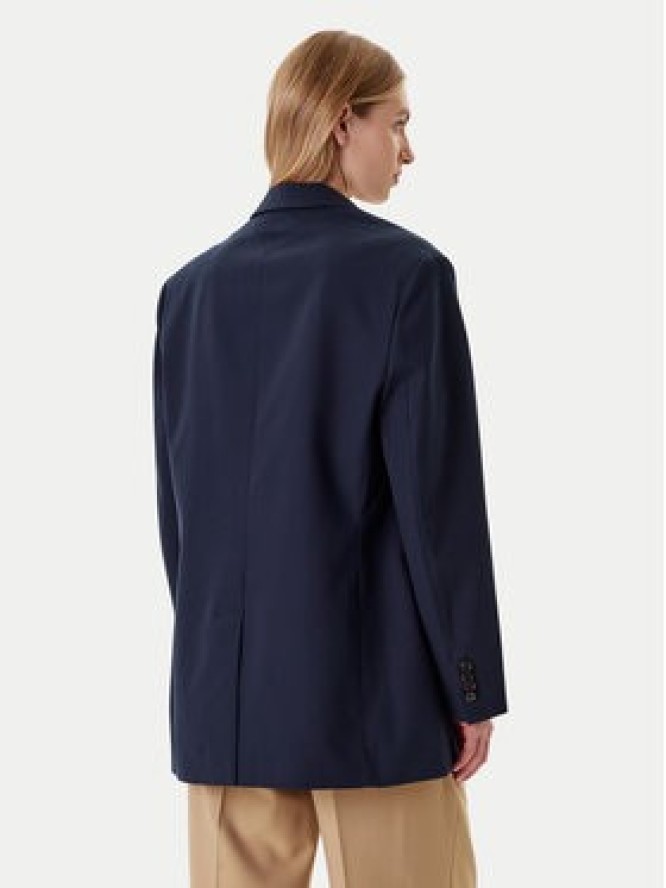Tommy Hilfiger Marynarka Elevated WW0WW46808 Granatowy Relaxed Fit
