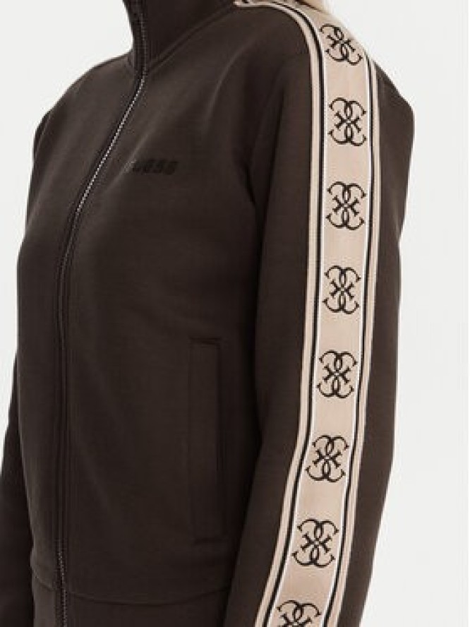 Guess Bluza V2YQ16 KB3P2 Brązowy Regular Fit