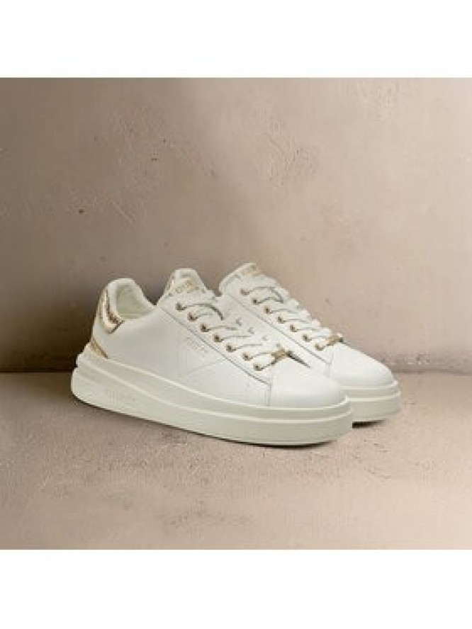 Guess Sneakersy FLTELB LEM12 Biały