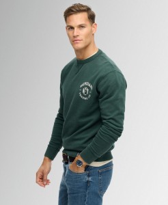 superdry The Merchant Store Bluza graficzna z bawełny organicznej