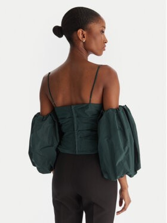 PINKO Bluzka Pallottoliere 105552 Y3LE Zielony Regular Fit