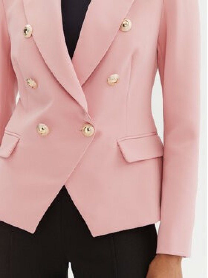 Rinascimento Marynarka CFC0122865003 Różowy Regular Fit