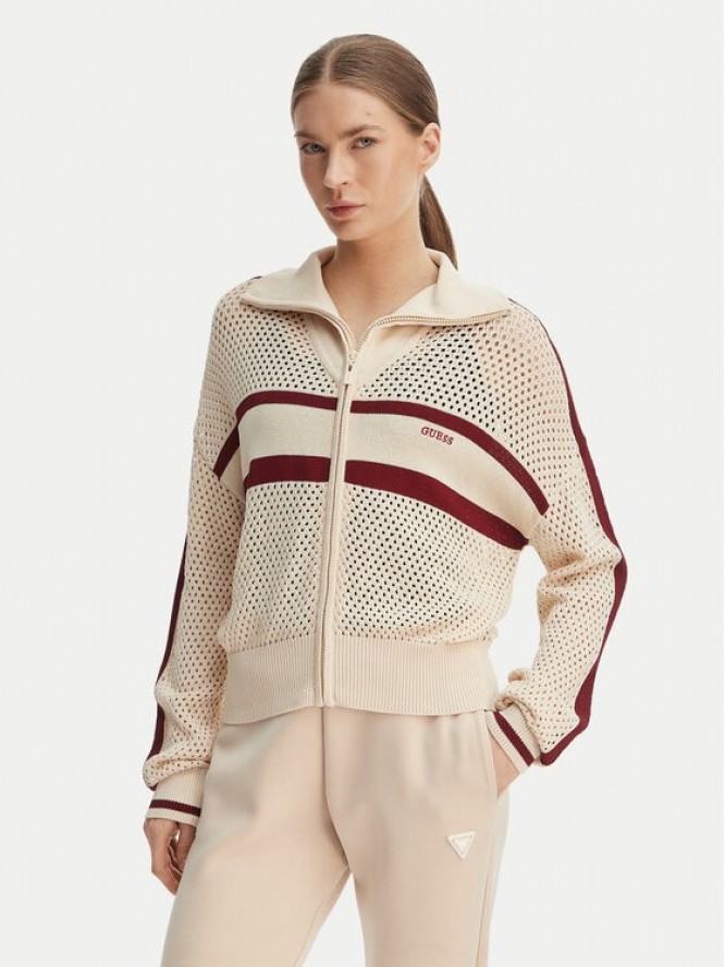 Guess Kardigan V6GR08 Z0729 Beżowy Regular Fit