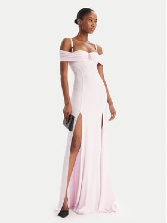 Elisabetta Franchi Sukienka wieczorowa AB-R08-51E2-V800 Różowy Regular Fit