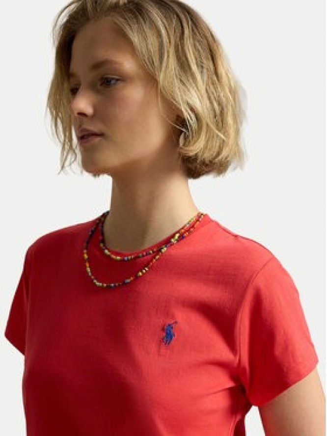 Polo Ralph Lauren T-Shirt 211B14605021 Czerwony jasny Classic Fit
