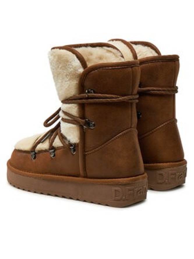 D.Franklin Śniegowce Nordic Trk Fur DFSH370005 Brązowy