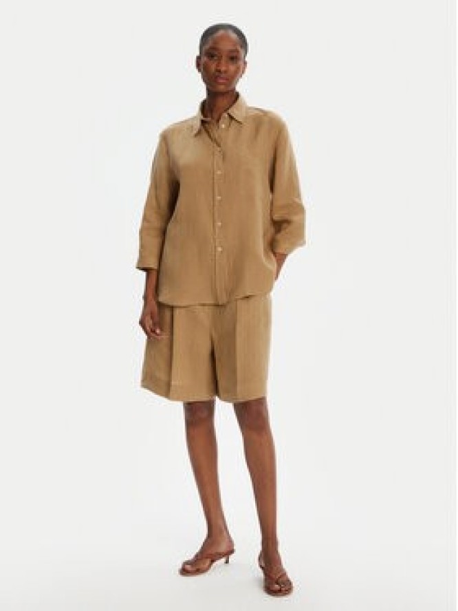 Marella Bermudy Rosta 2515141032 Beżowy Relaxed Fit