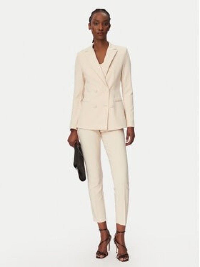 Rinascimento Marynarka CFC0128295003 Beżowy Slim Fit