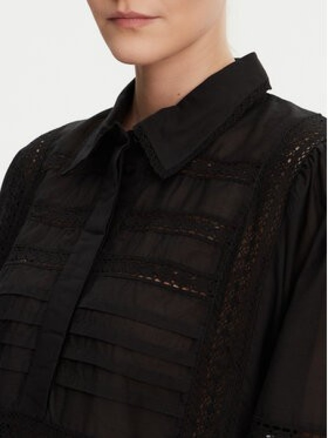 Munthe Koszula Ferdie 251102025128 Czarny Regular Fit