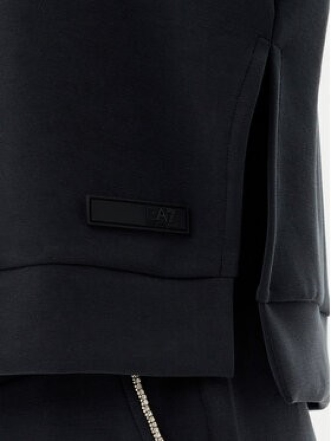 EA7 Emporio Armani Bluza 7W000142 AF12643 UC001 Czarny Loose Fit