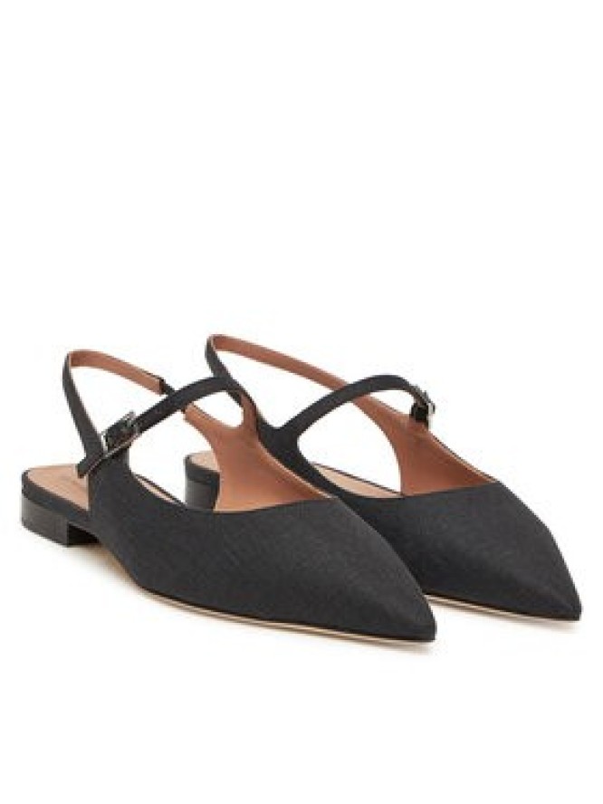 MALONE SOULIERS Baleriny Karla 10-1 Czarny