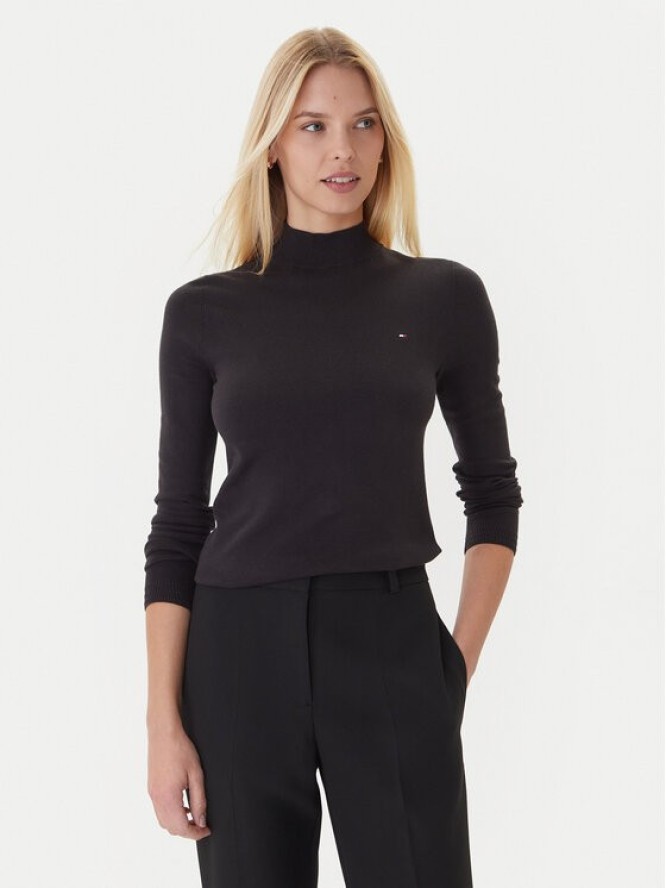 Tommy Hilfiger Sweter WW0WW47462 Czarny Regular Fit