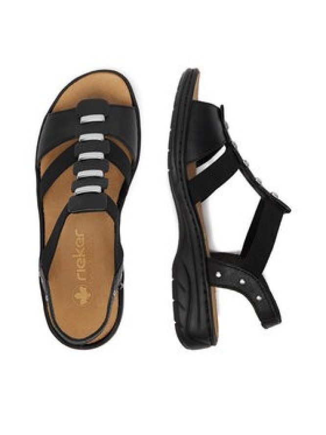 Rieker Sandały CEO-64580-00 Czarny