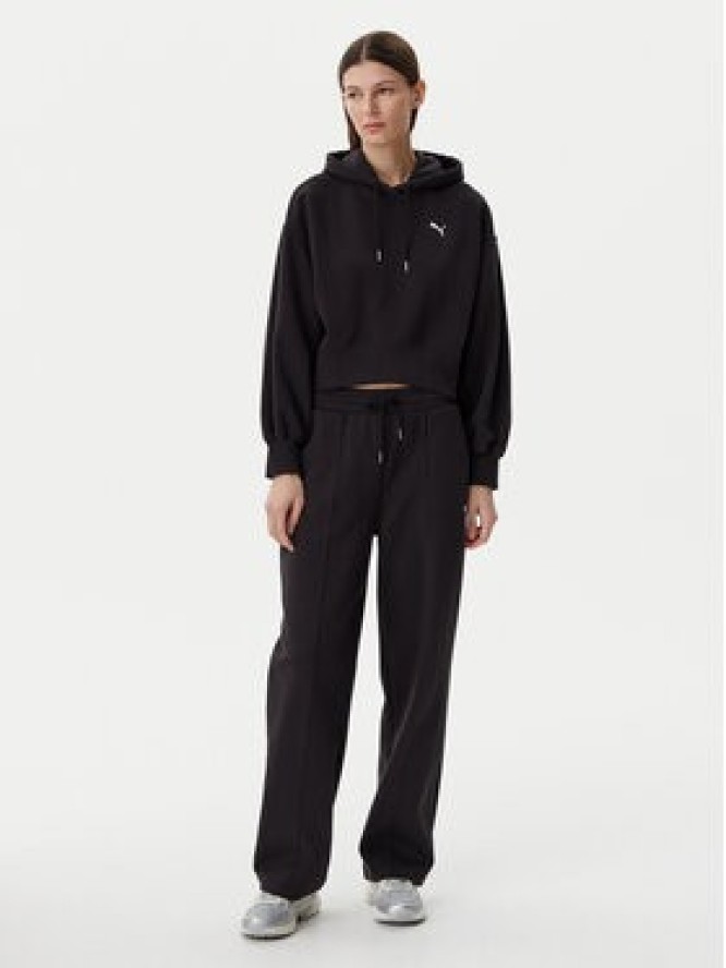 Puma Spodnie dresowe Ess 629774 Czarny Straight Fit