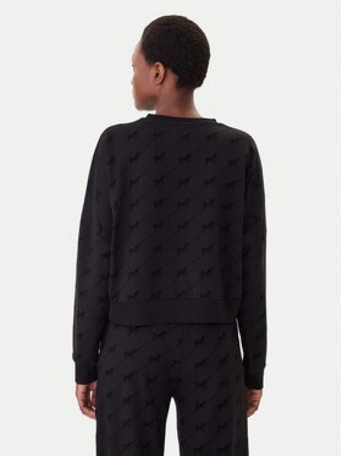 HUGO Bluza Lokky 50545210 Czarny Relaxed Fit