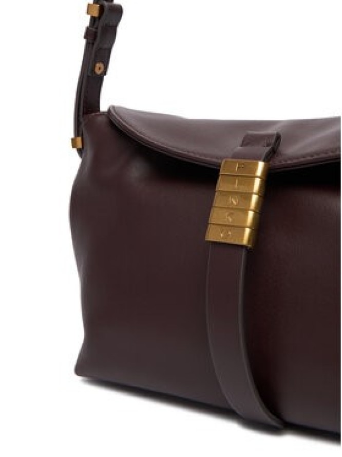PINKO Torebka Saddle Baguette Mini AI 25-26 PLTT 105895 A1ZX Bordowy