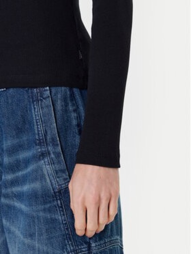 Guess Jeans Bluzka W5YP38 KA0H1 Czarny Slim Fit