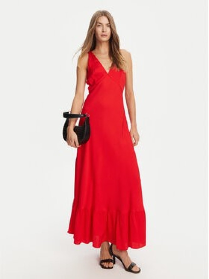 TWINSET Sukienka wieczorowa 251TT2191 Czerwony Regular Fit