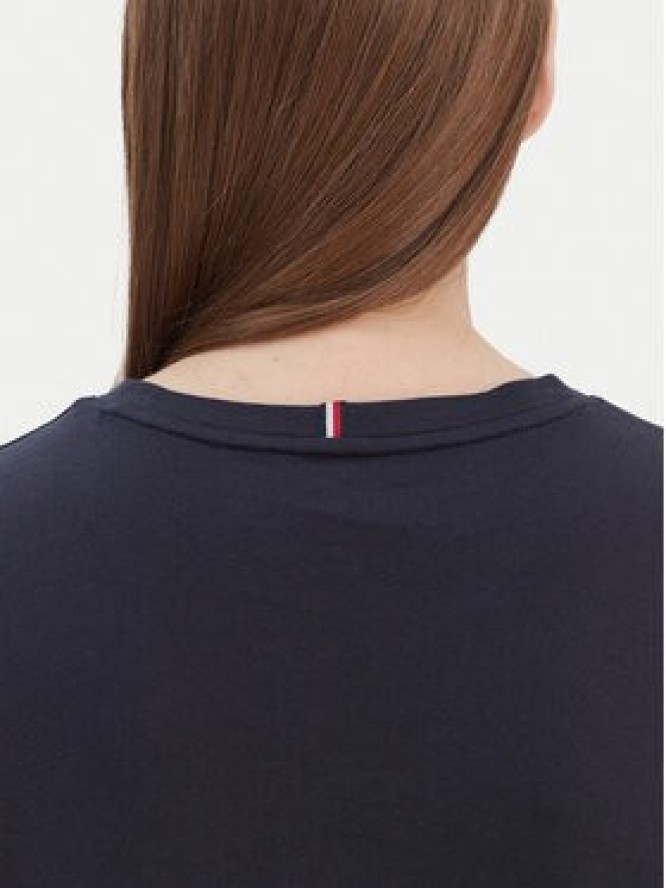 Tommy Hilfiger T-Shirt WW0WW22043 Granatowy Regular Fit