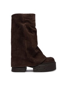 AGL Botki Lowboot Fergus D783508PGK Zielony ciemny