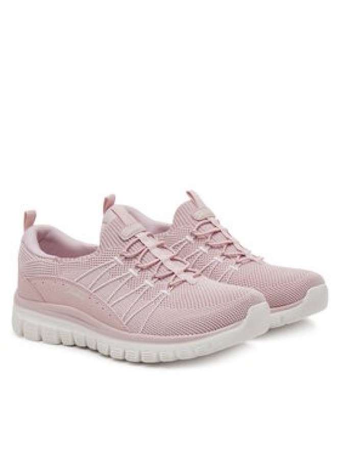 Skechers Sneakersy Graceful - Picture Perfect 100702/BLSH Różowy