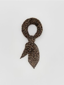 Plisowana apaszka - brązowy