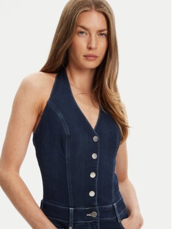 Guess Kombinezon W5YD57 D0782 Granatowy Regular Fit