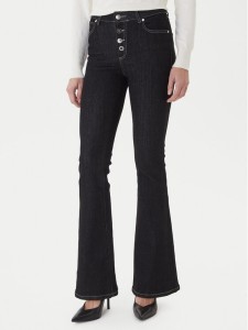Gaudi Jeansy 521BD26006 Czarny Flare Fit
