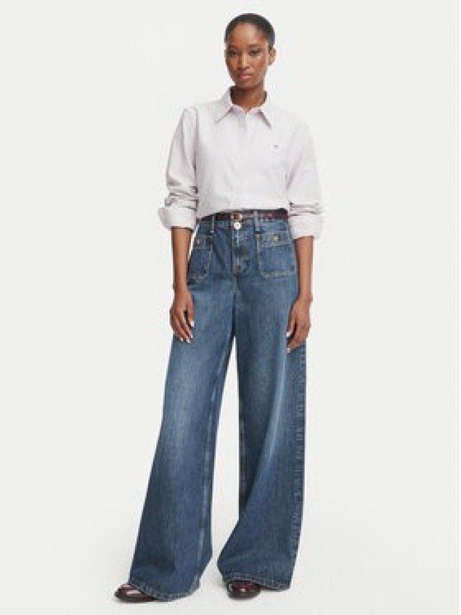Tommy Hilfiger Koszula WW0WW46111 Różowy ciemny Relaxed Fit