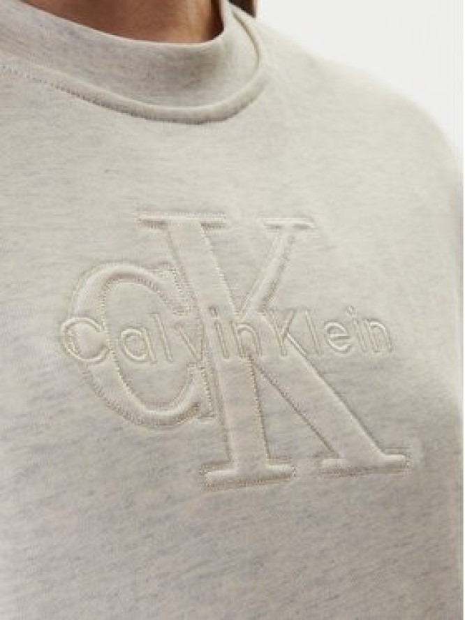 Calvin Klein Jeans Bluza LV047F204G Beżowy Regular Fit