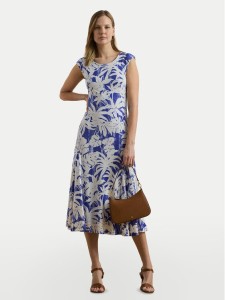 LAUREN RALPH LAUREN Sukienka codzienna 200971078001 Niebieski Regular Fit