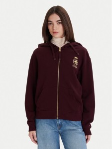 Tommy Hilfiger Bluza WW0WW46126 Bordowy Regular Fit