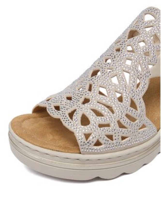 Rieker Sandały CEO-67465-62 Beżowy