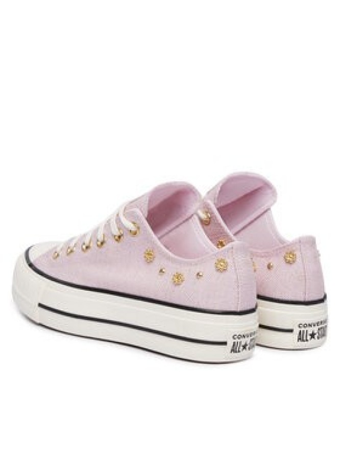 Converse Trampki Chuck Taylor All Star Lift Platform Heathered Glam​ A17595C Różowy